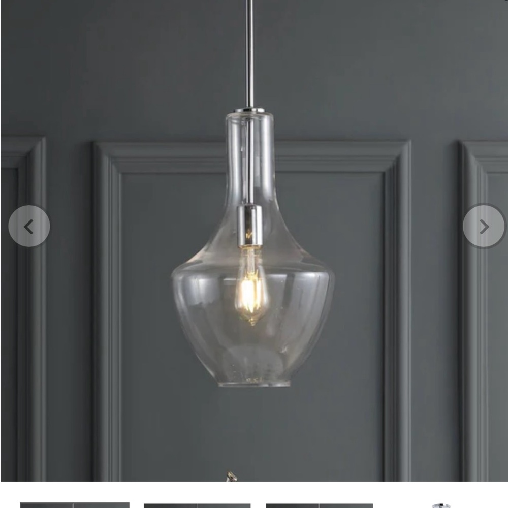 Chrome Pendant Light
